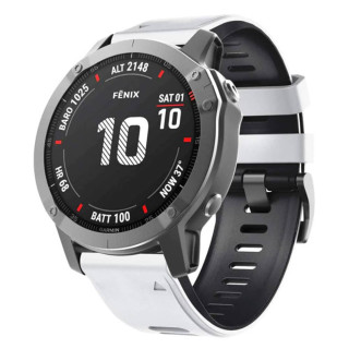 Twin Sport Rannekoru Garmin Fenix 6X - Valkoinen/musta