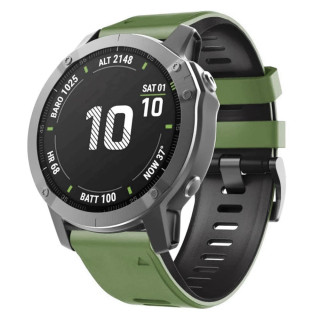 Twin Sport armbånd Garmin Fenix 6X - Grønn/svart
