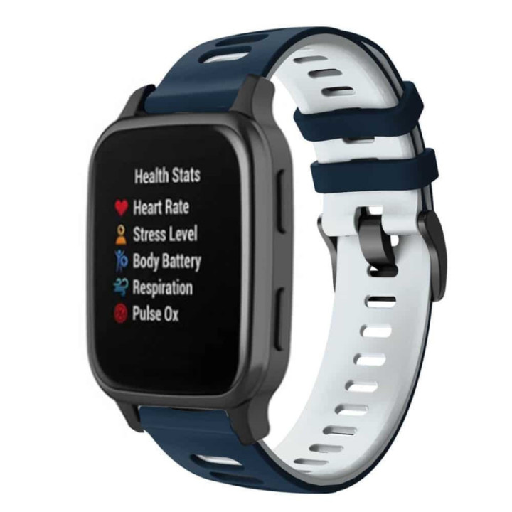 Twin Sport Armband Garmin Venu Sq - Blå/vit