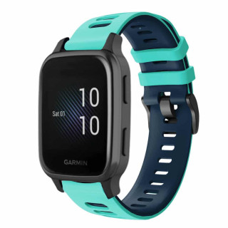 Twin Sport Armband Garmin Venu Sq Music Edition - Turquoise/black