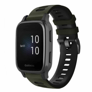 Twin Sport Rannekoru Armband Garmin Venu Sq Music Edition - Vihreä/musta