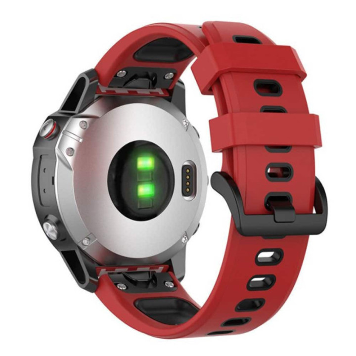 Twin Sport Rannekoru Garmin Fenix 6S - Punamusta