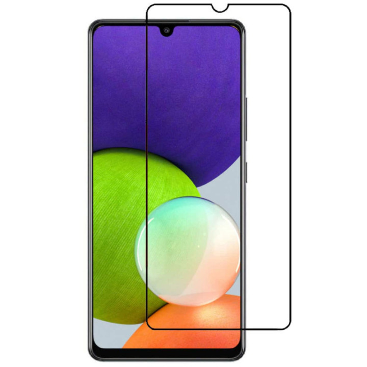 5D Displayschutz Glas Samsung Galaxy A22 4G