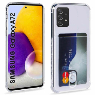 Silikonhülle mit Kartenplatz Samsung Galaxy A72 5G