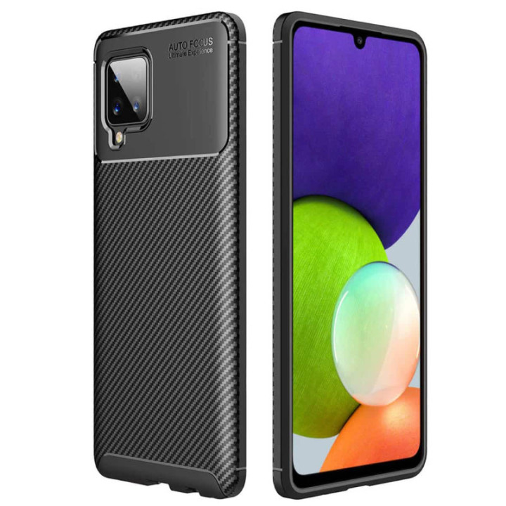 Carbon silicone shell Samsung Galaxy A22 4G