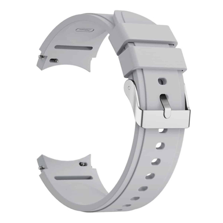 Sport Rannekoru Samsung Galaxy Watch 4 Classic (42/46mm) - Vaalean harmaa