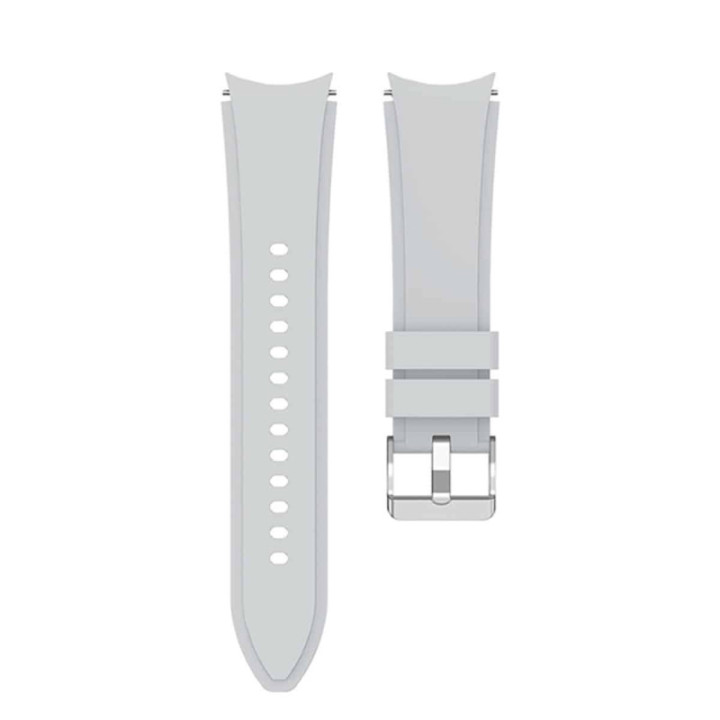 Sport Rannekoru Samsung Galaxy Watch 4 Classic (42/46mm) - Vaalean harmaa