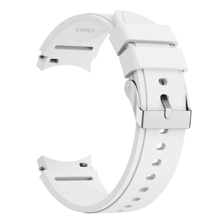 Sport armbånd till Samsung Galaxy Watch 4 Classic (42/46mm) - Hvit