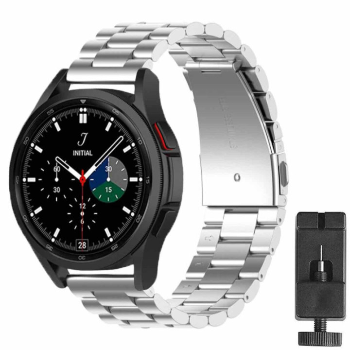 Edelstahlarmband Samsung Galaxy Watch 4 Classic (42/46mm) - Silber