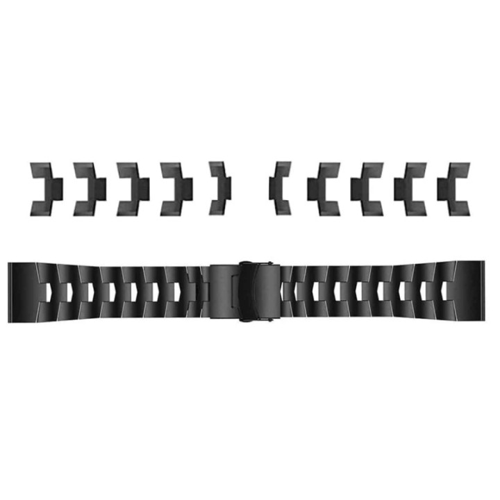 Rannekoru titaani Garmin Fenix 6 Pro - Musta