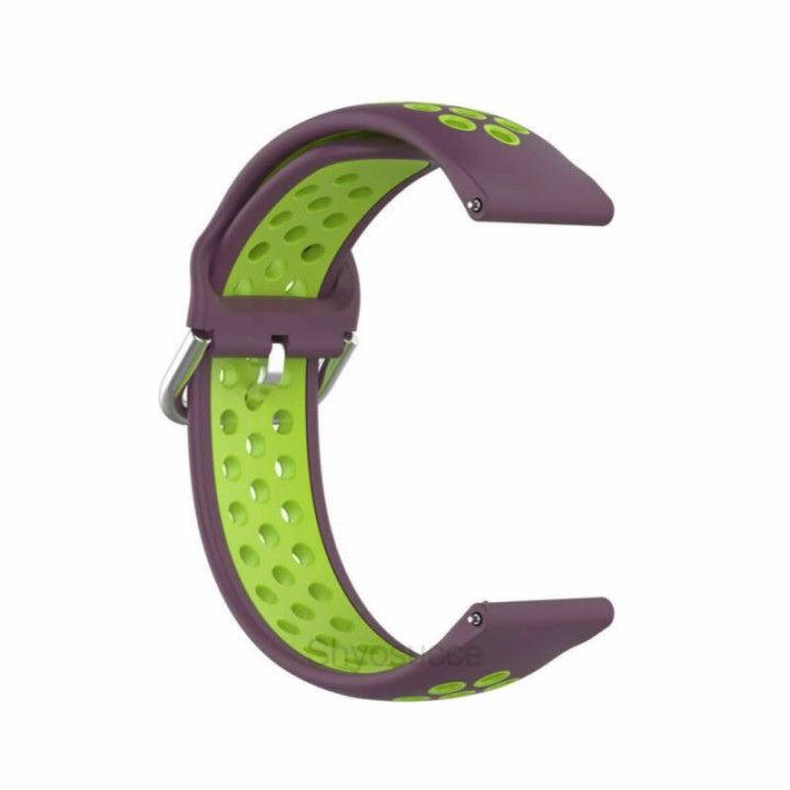 EBN Sport Armband Samsung Galaxy Watch 4 Classic 42mm - Lila/grün