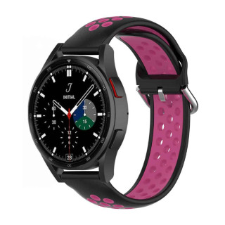 EBN Sport Rannekoru Samsung Galaxy Watch 4 Classic 42mm - Musta/ Tumma pinkki