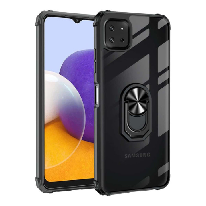 Clear Ring kotelo Samsung Galaxy A22 5G 