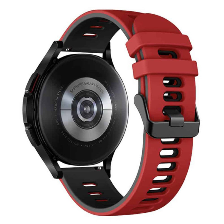Twin Sport Rannekoru Armband Samsung Galaxy Watch 4 Classic (42mm) - Punamusta