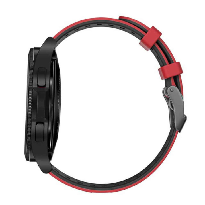 Twin Sport Rannekoru Armband Samsung Galaxy Watch 4 Classic (42mm) - Punamusta