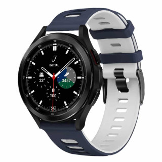 Twin Sport Rannekoru Armband Samsung Galaxy Watch 4 Classic (42mm) - Sinivalkoinen