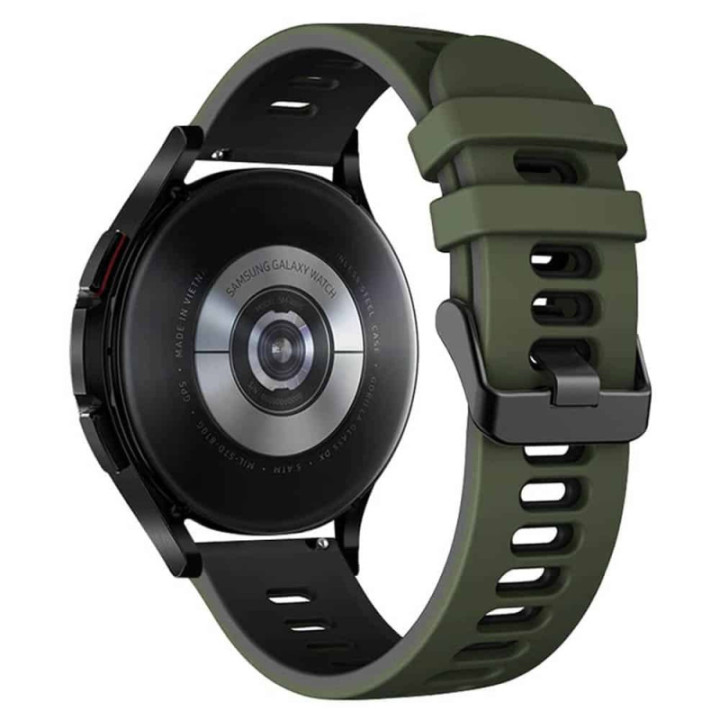 Twin Sport Armband Samsung Galaxy Watch 4 Classic (42mm) - Green/black
