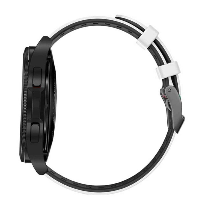 Twin Sport Armband Samsung Galaxy Watch 4 Classic (42mm) - Hvit/svart