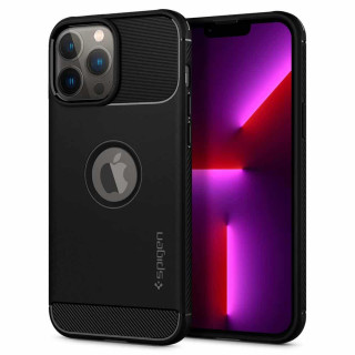 Spigen Rugged Armor kuori Apple iPhone 13 Pro Max - Musta