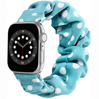 Scrunchie Elastiskt Armband Apple Watch 6 (40mm) - Bluedot