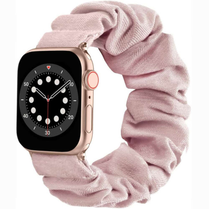 Scrunchie Elastic Bracelet Apple Watch 6 (40mm) - Pink