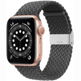 Flätat Elastiskt Armband Apple watch 6 (40mm) - Skygrey