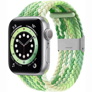 Flettet elastisk armbånd Apple watch 6 (40mm) - gradientgreen
