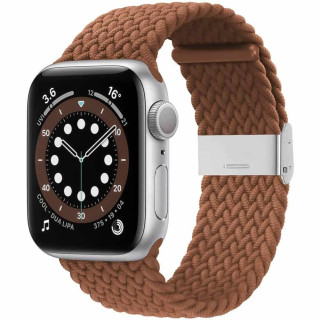 Braided Elastic Bracelet Apple watch 6 (40mm) - brown