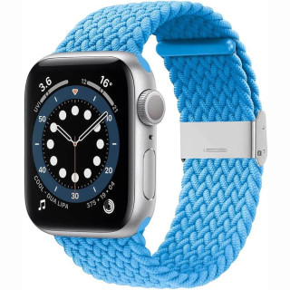Flätat Elastiskt Armband Apple watch 6 (40mm) - Skyblue