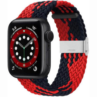 Braided Elastic Bracelet Apple watch 6 (40mm) - redblack