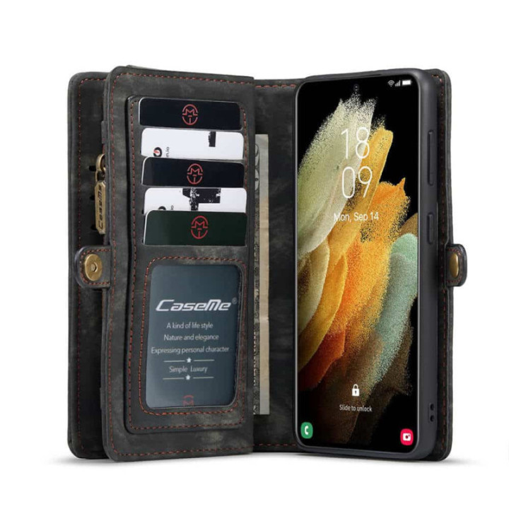 CaseMe Lompakkokotelo 11-kortti Samsung Galaxy S21