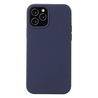 Liquid silicone case Apple iphone 12 Pro - Dark blue