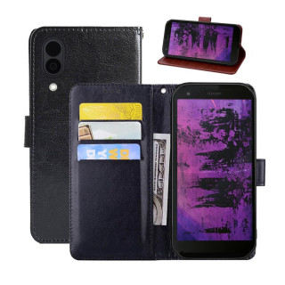 Wallet cover 3-kort CAT S62 Pro - Sort