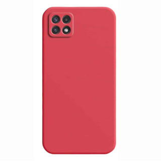 Liquid silikon skal Samsung Galaxy A22 5G - Röd