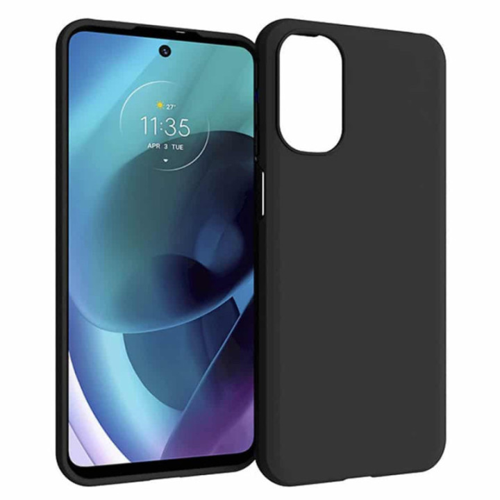 Silikondeksel Motorola Moto G51 5G - Svart