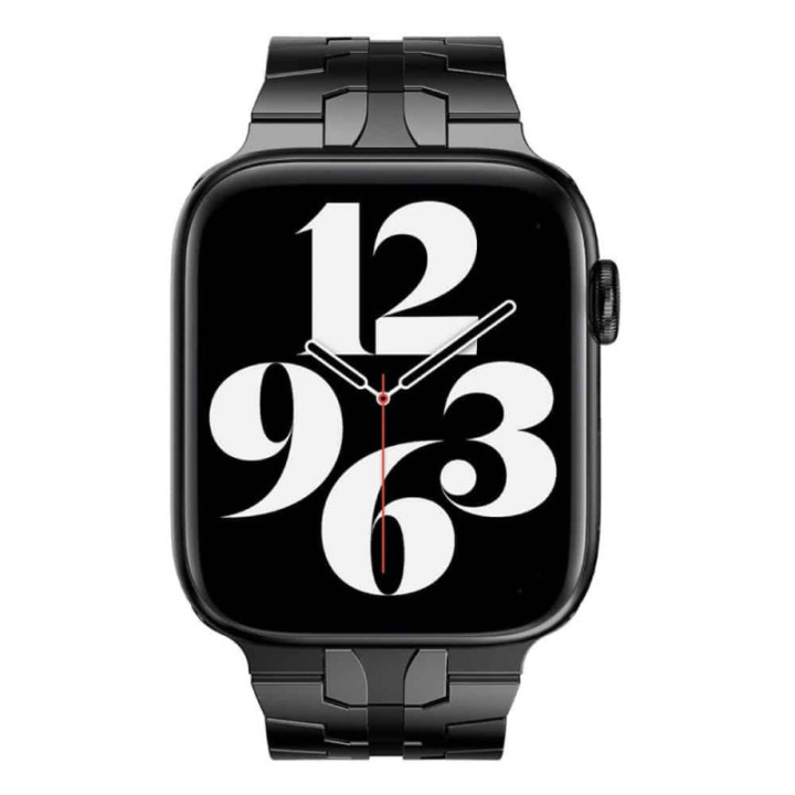 Iron Man Armbånd Rustfritt stål Apple Watch 6 (40mm) - Svart