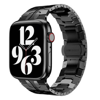 Iron Man Rostfritt Armband Apple Watch 6 (44mm) - Svart