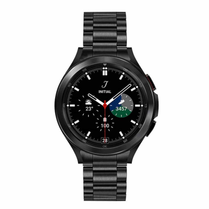 Armband RSF Stål No-Gap Samsung Galaxy Watch 4 Classic (42mm) - Svart