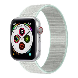 Apple Watch 5 (44 mm) nylonrannekoru - Teal Tint