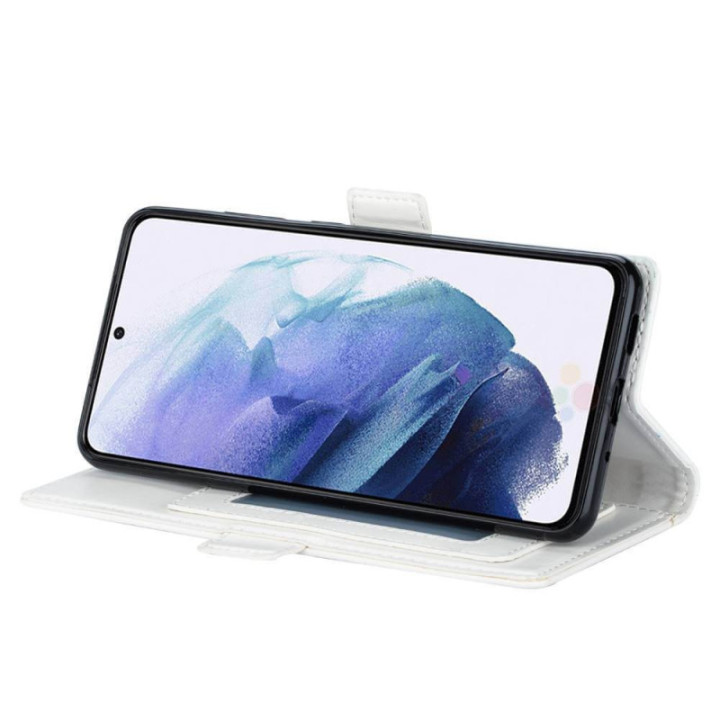 Handyhülle 4-karten Samsung Galaxy S22 Plus - Weiß