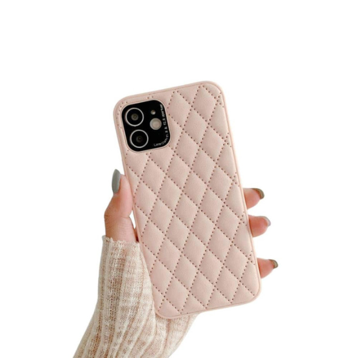 Rhombus  suojakuori Apple iPhone 12 - Vaaleanpunainen