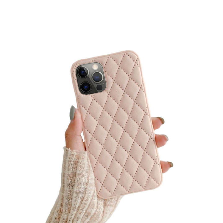 Rhombus hülle Apple iPhone 12 Pro - Rosa