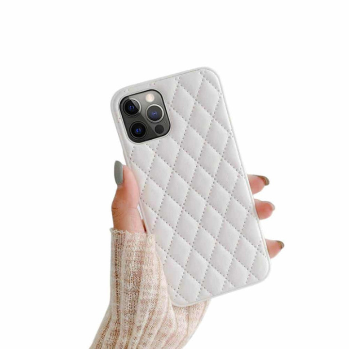 Rhombus case Apple iPhone 12 Pro - White