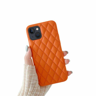 Rhombus deksel  Apple iPhone 12 - Oransje