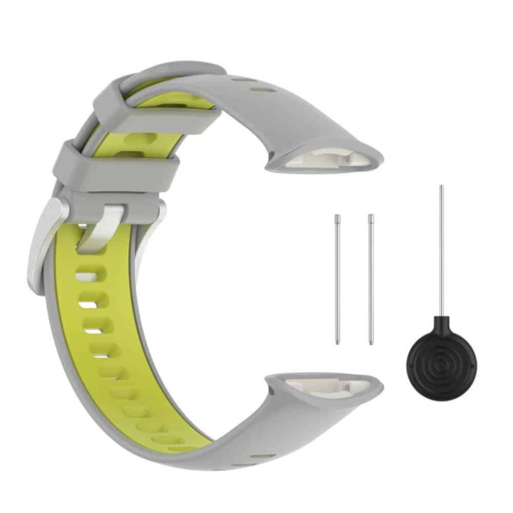 Twin Sport Rannekoru Armband Polar Vantage V2 - Harmaa/Keltainen