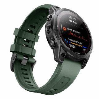 Sport Rannekoru Garmin Fenix 7 - tummanvihreä