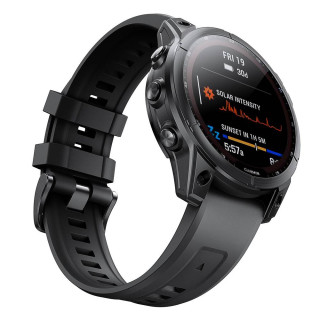 Sport Rannekoru Garmin Fenix 7 - musta