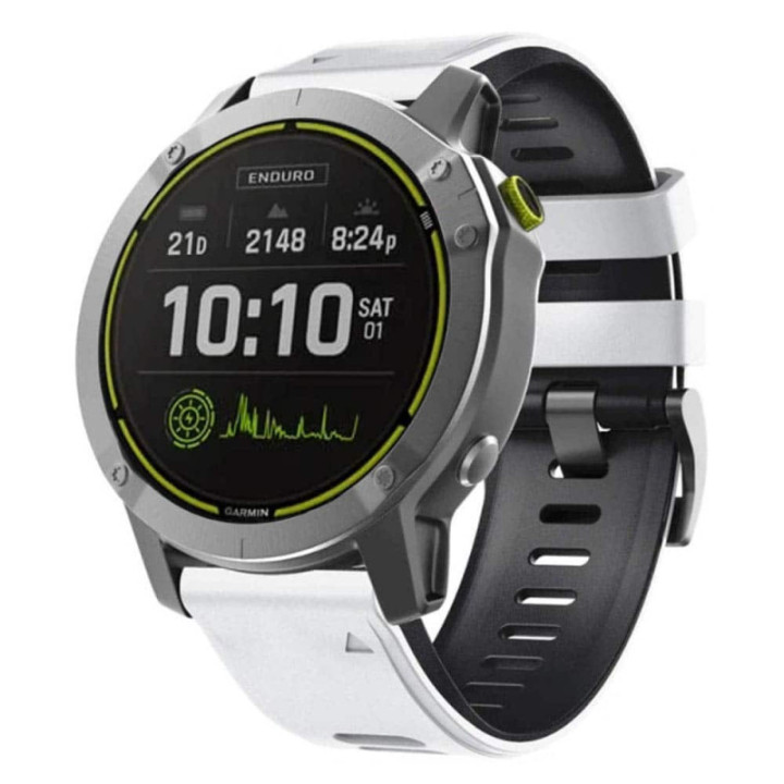 Twin Sport Armband Garmin Enduro - Vit/svart