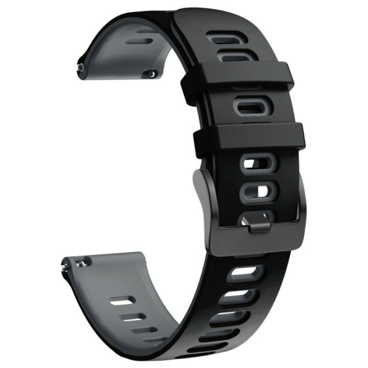 Twin Sport Armbånd OnePlus Watch 46mm - Sort/grå