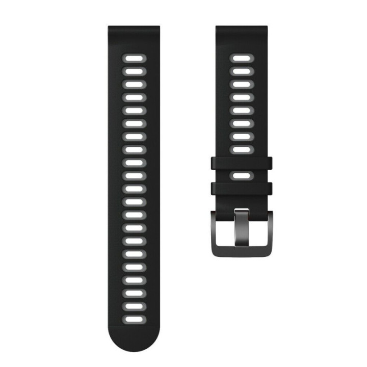 Twin Silikonband OnePlus Watch 46mm - Schwarzgrau